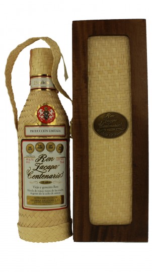 Zacapa  Rum 23 Years Old 70cl 40% Centenario Etichetta Blanca in palm leaf wood box