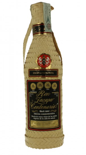 Zacapa  Rum 23 Years Old 70cl 40% Centenario Etichetta Negra in palm leaf