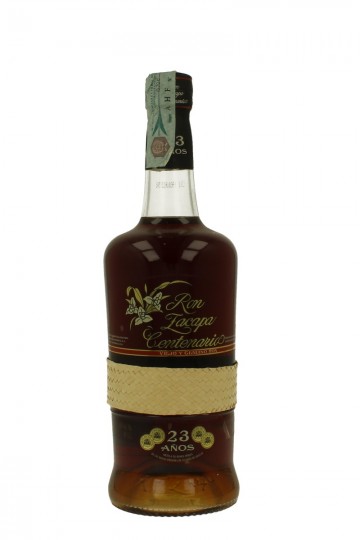 Zacapa  Rum 23 Years Old old bottle 70cl 40% Centenario ring in palm leaf