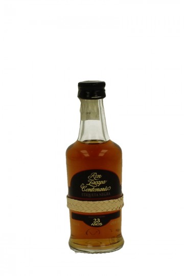 Zacapa  Rum 5cl 40% Centenario Etichetta Negra Ring  in palm leaf