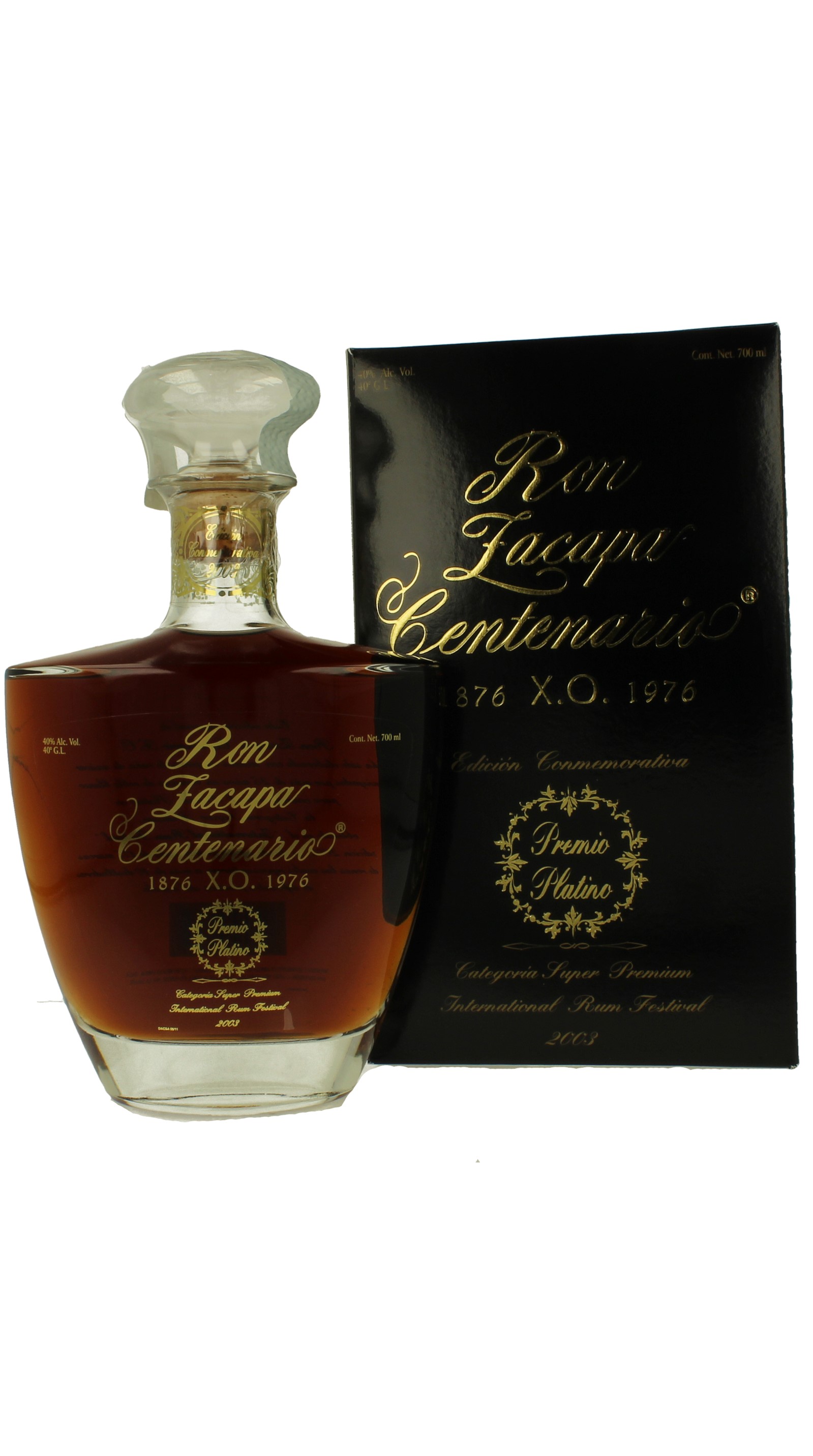 Zacapa Rum XO 70cl 40% Centenario first edition - Products